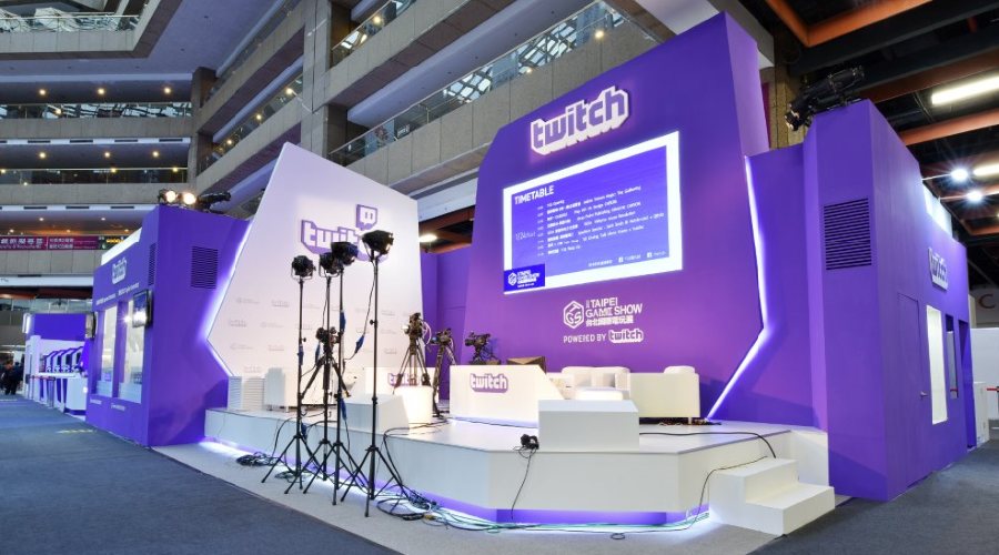 Twitch 台北電玩展主舞台攤位